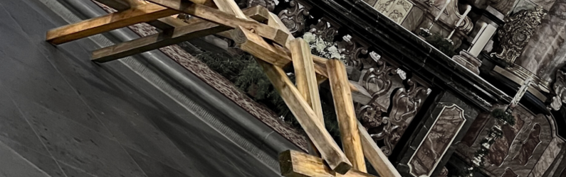 die Leonardo Brücke von Leopold Feuerstein Holztechnik